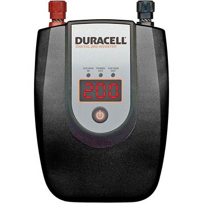 Duracell 813-0207 200-Watt Power Inverter with Digital Display