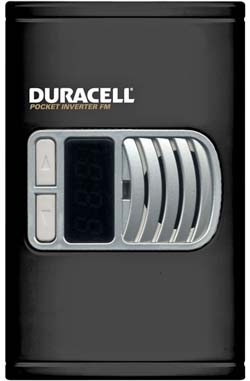 Duracell 100-Watt Pocket Power Inverter With FM Modulator 813-0287