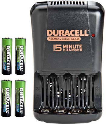 Duracell CEF-15NC 15-Minute NiMH Battery Charger Kit