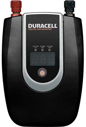 Duracell DDI-400 400-Watt Dual Outlet Digital Power Inverter with Digital Display Technology