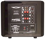 Earthquake MiniMe P10 600 W 10 Inch Powered Subwoofer With Passive Radiator and Piano Black Laquer Finish