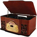 ELECTROHOME EANOS502 TABLE TOP NOSTALGIA MUSIC CENTER WITH AM/FM RADIO, CD & TURNTABLE