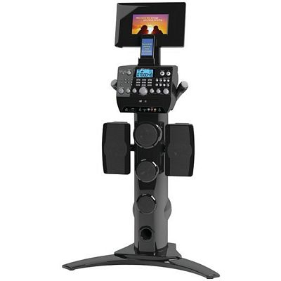 EMERSON DP1070 DVD/CDG Vertical Sound Bar with Built-in Karaoke System & 7 Inch Color TFT Screen