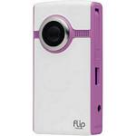 Flip Video U1120P White And Pink Flip Ultra 2nd Generation Camcorder With 4GB Memory And 2 Inch LCD 