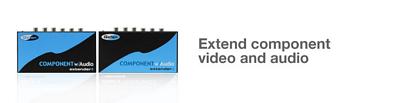Gefen EXT-COMPAUD-141 Component Video w/Audio over CAT-5e A/V Extender