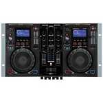 Gemini DJ CDM-3700G Dual Karaoke CD Mix Console with Microphone Effects 