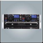 Gemini DJ CDX-2500G 2U Dual CD Player with Seamless Loop and Video Out for Karaoke