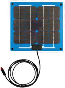 Go Power DURAlite GPDL-5 5 Watt .3 Amp 12V Solar Battery Charger