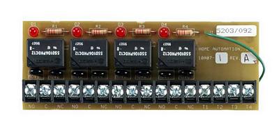 HAI 10A071 4-Relay Expansion Module For the Lumina, Lumina Pro, Omni LT, Omni II, Omni IIe, or OmniPro II home control systems