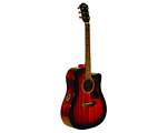 HOHNER HO-HW300CESB Mahogany Dreadnought Acoustic/Electric Guitar