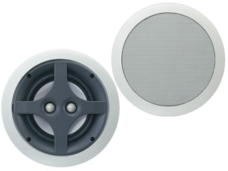 Infinity ERS-110DT 2-Way 6-1/2 Inch Round In-Ceiling Single Stereo Speaker with Dual Tweeters