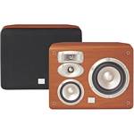 JBL L820CH Studio L Series 6 Inch 4-Way Mirror-Image Bookshelf Speaker System Cherry Finish