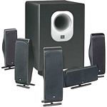 JBL SCS-500.5BK 5.1 Channel Surround Cinema Speaker System with 10 Inch Subwoofer and Dual 3 Inch Satellite