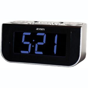 Jensen JCR-290 Interactive AM/FM Talking Dual Alarm Clock Radio