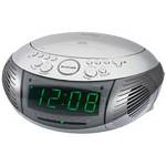 Jensen JCR-332 AM/FM Dual Alarm Clock Radio with Top Loading CD Player