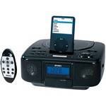 Jensen JIMS-210-BK Universal iPod Docking Digital Music System with AM/FM Stereo Radio & CD Player with Remote (Black)