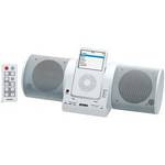Jensen JISS-20-BK DOCK SPEAKER STATION W/FM FOR IPOD White