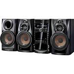 JVC DX-J21 315 Watt 5-Disc DVD Mini-System With Dual Cassette 