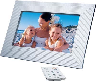JWin JP119 9 Inch 640 x 220 Digital Photo Frame with MP3, MPEG, JPEG, AVI Support