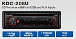 Kenwood KDC-208U MP3/CD RECEIVER W/FRONT USB