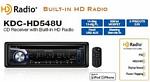 Kenwood KDC-HD548U MP3/CD RECEIVER WITH BUILT IN HD Radio