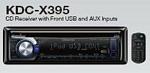 Kenwood Excelon KDC-X395 USB/MP3/CD RECEIVER