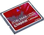 Kingston CF/2GB-U2 266x Ultimate Series 2GB CompactFlash Memory Card