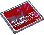 Kingston CF/8GB-U2 266x Ultimate Series 8GB CompactFlash Memory Card