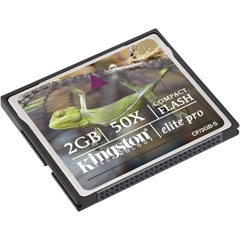 Kingston CF/2GB-S Elite Pro Series CompactFlash Card