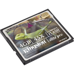Kingston CF/4GB-S Elite Pro Series CompactFlash Card