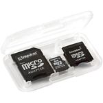 Kingston SDC/1GB-2ADP 1GB microSD Memory Card with 2 Adapters