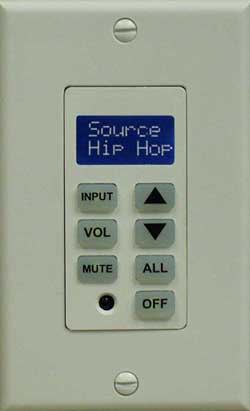 KNOLL MR164 LCD Keypad Controller For use with the GSZ64 and GSZ67controller amplifiers