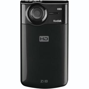 KODAK ZI8-BLK Full 1080P HD Pocket Video Camera with 2.5 Inch Color LCD (Black)
