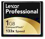 Lexar 1GB Professional 133X CompactFlash CF1GB-133-380