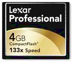 Lexar 4GB Professional 133X CompactFlash CF4GB-133-380