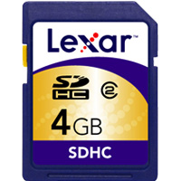 Lexar 4GB Secure Digital High Capacity SDHC-4GB