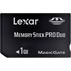 Lexar PSP Memory Stick Pro Duo MSDP1GB-40-658