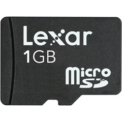 Lexar 1GB microSD Memory Card SDMI1GB-695