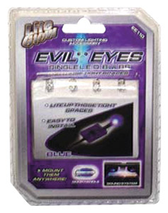 LITEGLOW EE140 4-pk Single-LED Evil Eyes (Purple)