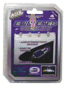 LITEGLOW EE170 4-pk Single-LED Evil Eyes (White)