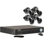 LOREX LH114501C4 4 CHANNEL 500 GB DVR WITH 4 COLOR SECURITY CAMERAS