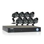 LOREX LH1161001C8B 16 CHANNEL 1 TERABYTE DVR WITH 8 COLOR SECURITY CAMERAS