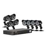 LOREX LH118501C8B 8 CHANNEL 500 GB DVR WITH 8 Cameras and Remote Smart Phone Internet Monitoring