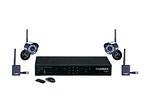 Lorex LH324501C2W 4 CHANNEL EDGE + WIRELESS SECURITY CAMERA SYSTEM with Remote Smart Phone Internet Monitoring