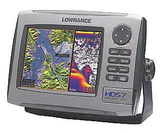 LOWRANCE HDS7 INSIGHT USA 83/200 KHZ FISHFINDER 000-0140-12