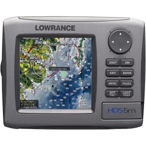 LOWRANCE HDS5M NAUTIC INSIGHT 5 Inch SolarMax LCD 16 Channel GPS+WAAS CHARTPLOTTER 000-0140-23