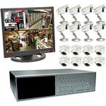 MACE DVR-D191600NT-1 19 InchColor LCD 16-Channel Observation System with 250GB HD DVR