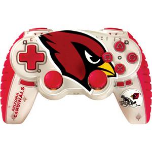 Mad Catz NFL-AZC088561/04/1 Officially Licensed NFL Wireless Controller For PS3 - Arizona Cardinals