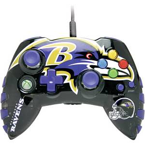 Mad Catz NFL-BLT047261/04/1 NFL Controller for Xbox 360 - Baltimore Ravens