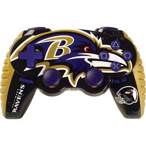 Mad Catz NFL-BLT088561/04/1 Officially Licensed NFL Wireless Controller For PS3 - Baltimore Ravens
